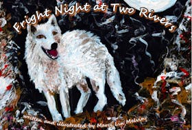 Marci Melvin’s latest book, “Fright Night,” takes a look at what would happen if the animals at Two Rivers Wildlife Park did their own version of the annual spooky event. CONTRIBUTED