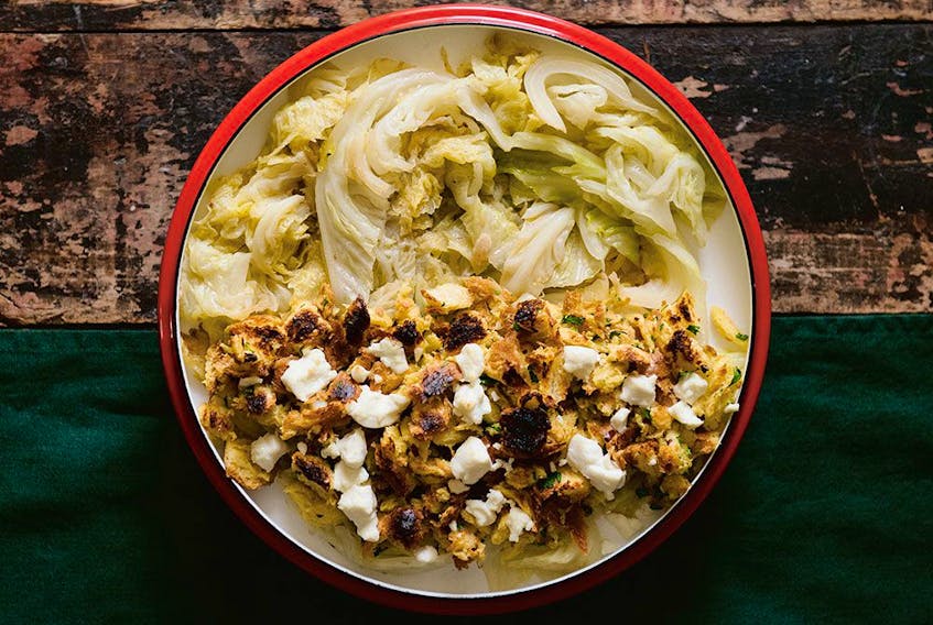 Braised and dressed cabbage from Well Seasoned.