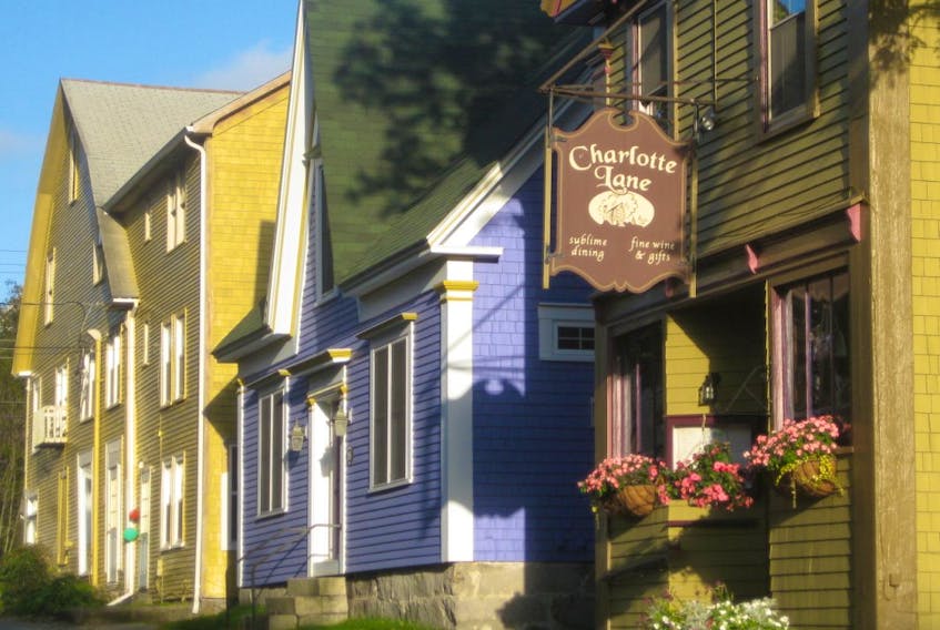 Charlotte Lane Café in Shelburne’s historic district.  Contributed
