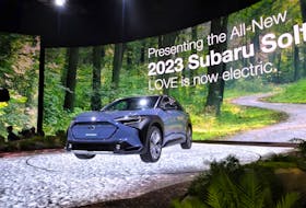 The 2023 Subaru Solterra is the second vehicle to come from the Subaru/Toyota partnership.  Nadine Filion/Postmedia News