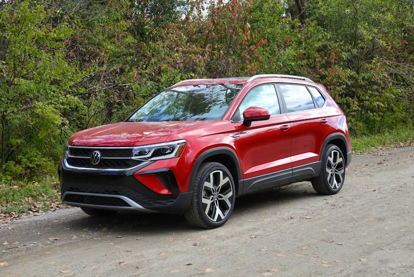 The 2022 Volkswagen Taos Highline holds its own with the competition in the small-SUV segment. Jil McIntosh/Postmedia News