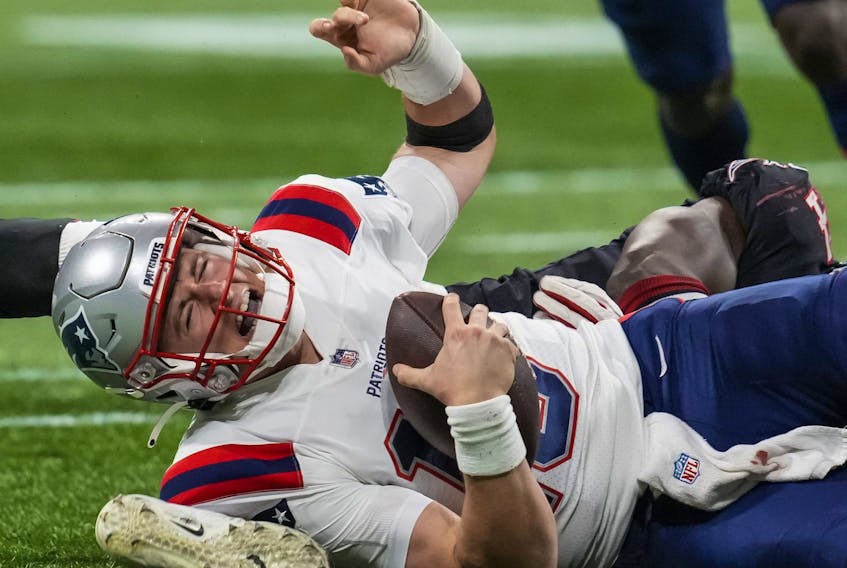 Quarterback Mac Jones and the Patriots have won five games in a row and take on the struggling Titans on Sunday. 
