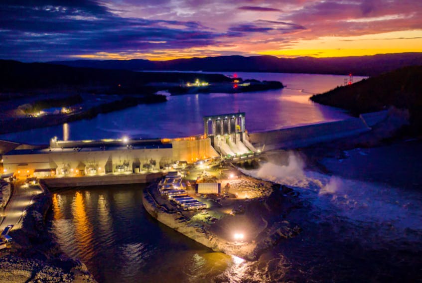An aerial view of the Muskrat Falls site — CONTRIBUTED PHOTO