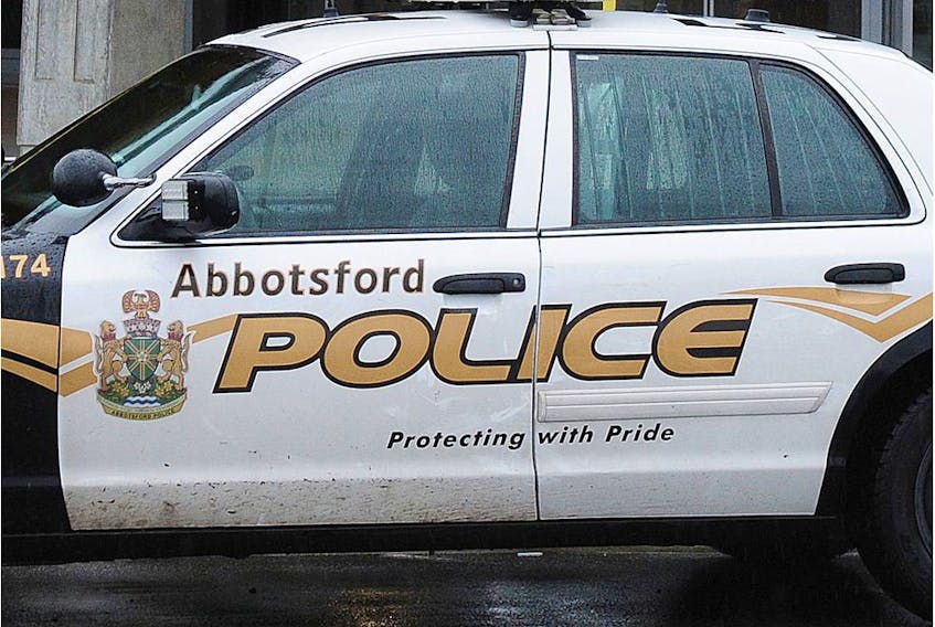 Abbotsford Police are investigating after a man died in a portable washroom fire.