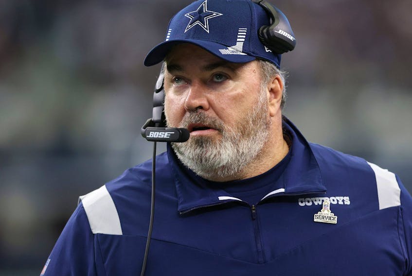 Mike McCarthy of the Dallas Cowboys on Monday morning tested positive for COVID-19, and will miss his team’s game this coming Thursday night at New Orleans. 
