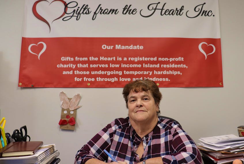 Betty Begg-Brooks runs the Charlottetown-based charity Gifts from the Heart.  