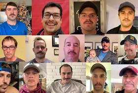 A group of friends in Shelburne County have come together to honour one of their own and to take action to help end the stigma around men’s mental health and depression as part of the Movember campaign. From left to right, top row: Josh Link, Wade Banks, Tom Scott and Paddy Quinn. Centre row: Colby Nickerson, Nathaniel Feindal, Kevin Holland, Nick Brand and Jevon Doane. Bottom row: Jesse Simpson, Brent Symonds, Matt d’Entremont, Mike Mattatall and Terry Doane. Contributed