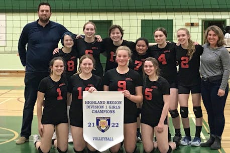 Inverness Rebels become first team in school history to win Highland Region Division 1 volleyball championship