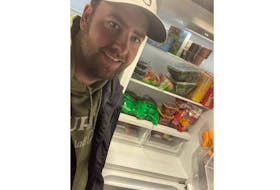 After hearing about the P.E.I. Community Fridge and how it had been empty, Devin Wolters picked up $100 worth of groceries to drop off at the storage unit that is available for all who need food.