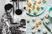 In Middle Eastern Sweets, Lebanon-born, London-based chef Salma Hage (pictured here in Tripoli, 1960) shares more than 100 recipes for desserts, pastries, creams and treats. 