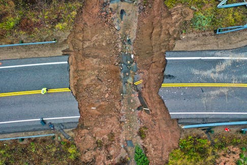 if weather conditions co-operate and no further major issues are discovered, a one-way road access along the Marrach Brook portion of the Cabot Trail between and Ingonish and Neils Harbour will likely open to traffic by the end of next week, Parks Canada says. CONTRIBUTED