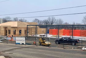 The new Hantsport Fire Department is slowly taking shape. Officials hope construction will be finished by mid-spring 2022.