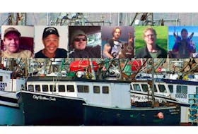 Six fishermen were aboard the Chief William Saulis scallop dragger when it sank on Dec. 15, 2020. They were  Charles Roberts, Aaron Cogswell, Daniel Forbes, Michael Drake, Geno Francis and Leonard Gabriel. FILE PHOTO/FACEBOOK