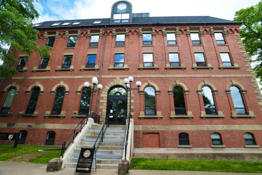 The P.E.I. legislature sits at the Coles Building in Charlottetown.