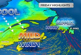 Highlights of what you can expect around Atlantic Canada Friday. -WSI