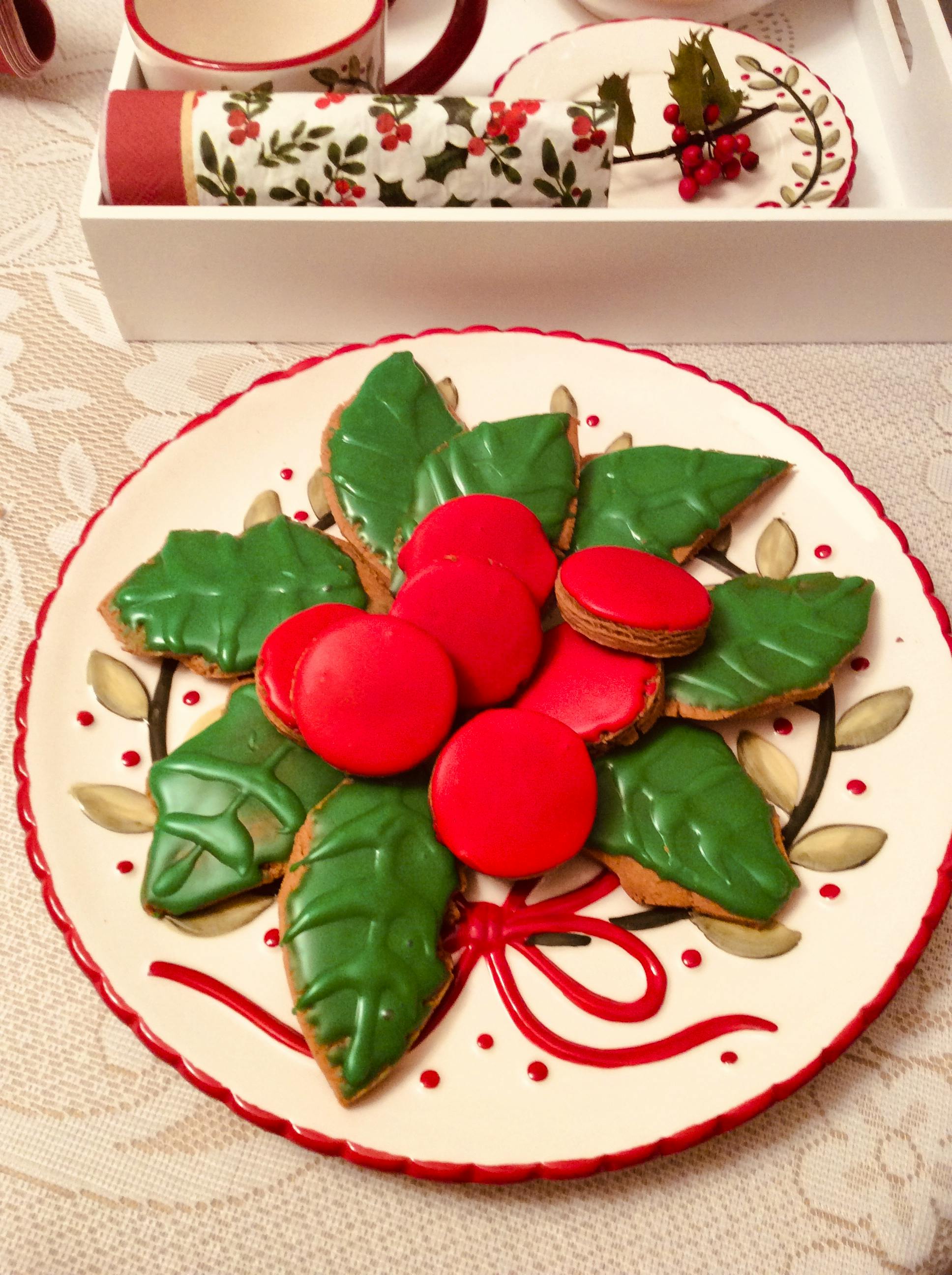 Christmas cookies, anyone? Catherine Sorrey sent in this photo of some bright and merry Christmas Poinsettia cookies from Sydney, Cape Breton. She wrote: “A symbol of purity cheer and success the seasonal poinsettia flower surrounds us at Christmas time… one cannot help but be drawn to the red and green Christmas colours, and of course, the smell of my home baked cookies.” 

I can practically smell them now. We hope you can share the recipe with the rest of us. Thank you for sending this in, Catherine.  

Send in your holiday photos to weather@saltwire.com.