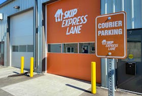 A SkipTheDishes Skip Express Lane pickup location in Winnipeg. (CNW Group)
