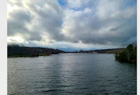 Lake Banook had open waters mid-December.