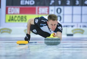 Two-time Olympian Marc Kennedy is sliding into the role of alternate player for Brad Gushue’s rink representing Canada in men’s team curling at the 2022 Olympic Games. — File photo/Grand Slam of Curling