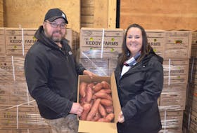 Philip and Katie Keddy of Charles Keddy Farms Ltd. in Lakeville may not have brought home a national title but representing the Atlantic region in the recent Canada’s Outstanding Young Farmers competition is something they consider a victory in terms of the connections made. FILE PHOTO