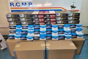 RCMP has charged a 37-year-old Corner Brook man after officers seized a total of 800 cartons of contraband cigarettes during a traffic stop and a search of a business. 