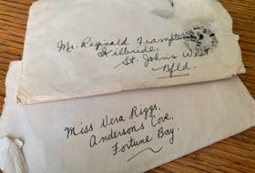Letters from the author’s parents to each other, circa 1951. Pam Frampton/SaltWire Network