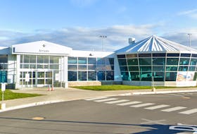 The Goose Bay Airport terminal.