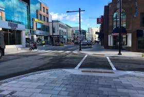 Spring Garden Road in Halifax between Queen and South Park Streets will reopen to vehicle traffic starting at 5 p.m. on Dec. 23 following the completion of the Spring Garden Road streetscape project.