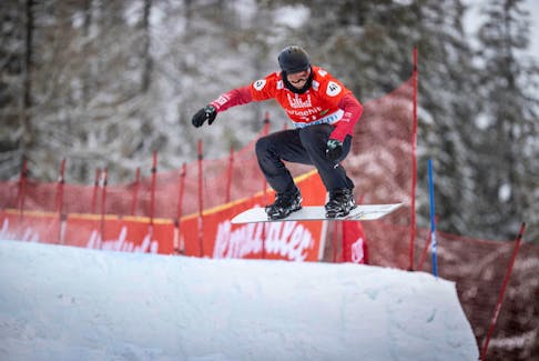 Liam Moffatt of Wentworth is a member of the Canadian Snowboardcross team. Moffatt will be racing in World Cup events in Russia on Jan. 7-8 for an opportunity to earn a spot on Canada’s Olympic team. – Canada Snowboard