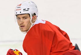 Calgary Flames star forward Matthew Tkachuk will have to wait another four years to follow in dad Keith's footsteps as a Team USA Olympian.