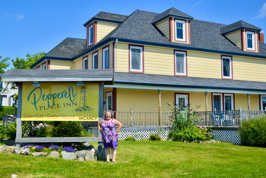 Former Ontario resident Cindy Walker is one of many new business owners in Cape Breton. Walker and husband Steve have transformed the former Yellow Seabird B&B in St. Peter’s, Richmond County into the Pepperell Place Inn which features a chocolate shop inside the premises. DAVID JALA • CAPE BRETON POST