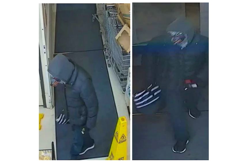 These images were released by Yarmouth Freshmart, located at the corner of Argyle and Main streets in Yarmouth, after a masked individual entered the store on the evening of Dec. 28. The RCMP are investigating the incident, which has been called a robbery. FACEBOOK IMAGES