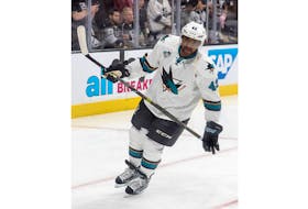 Former UPEI Panthers hockey player Joel Ward also played for the NHL's San Jose Sharks.