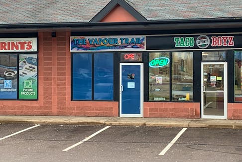 The Vapour Trail pleaded not guilty on Dec. 2 in provincial court in Charlottetown to four charges under the Tobacco and Electronic Smoking Device Sales and Access Act. A trial date has been set for Jan. 12, 2022.