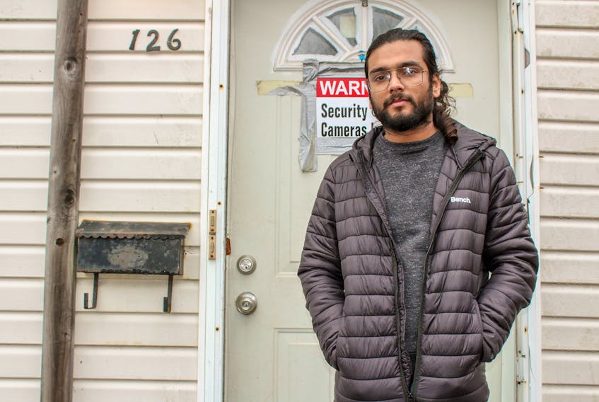 Abin Varghese, a former international student at Cape Breton University who is now living and working in Sydney, never received his passport in the mail after sending it to Ottawa to get it stamped with his work permit. JESSICA SMITH/CAPE BRETON POST