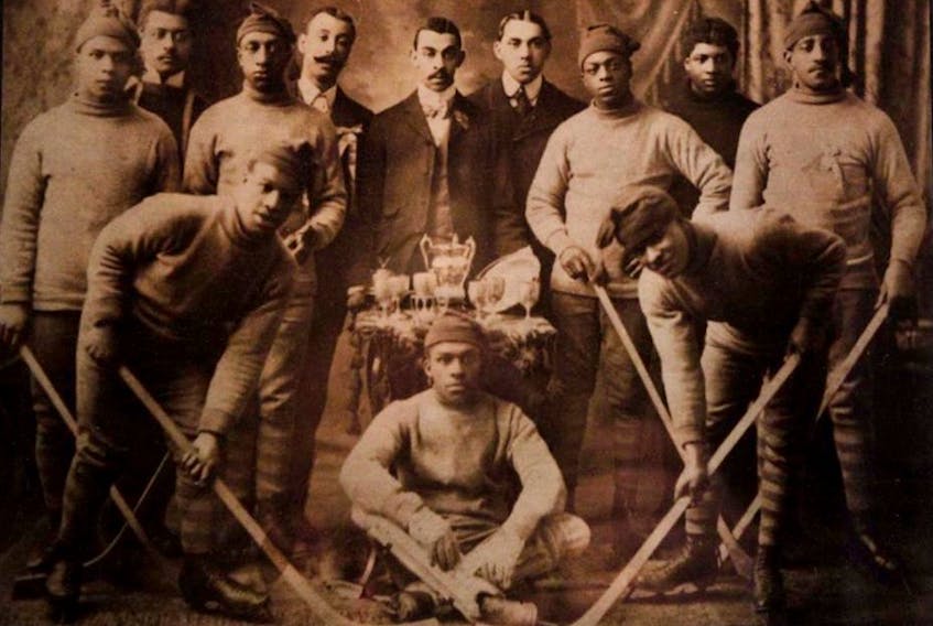 The Halifax Eurekas of the Coloured Hockey League, 1904. CONTRIBUTED