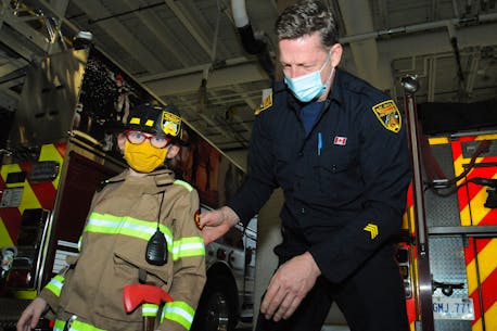 Sweet idea: St. John's Make-A-Wish kid opts to be first responder for a day role instead of eating 1,000 chocolate bars