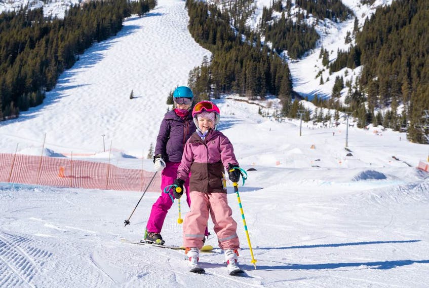 Mount Norquay, above the town of Banff, is a favourite with families and locals.