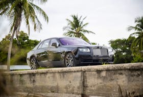 The Ghost sedan, Rolls-Royce’s best-selling model, was completely redone for 2021. Lipman photo for Rolls Royce