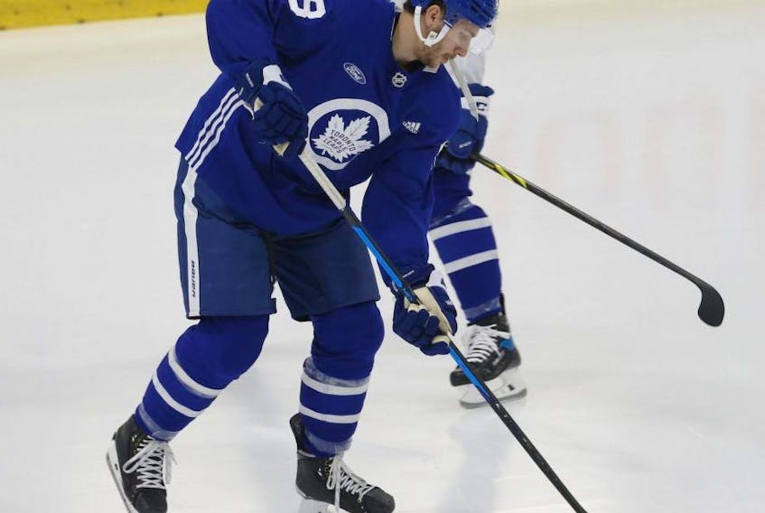Michael Bunting is one of the few Leafs who has not tested positive for COVID in the past two weeks. Jack Boland/Toronto Sun