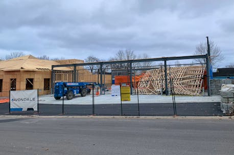 Wind storm topples trusses on new Hantsport fire station building