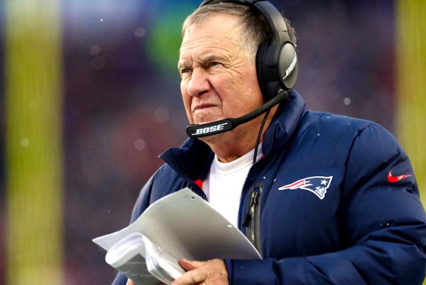 New England Patriots head coach Bill Belichick.
