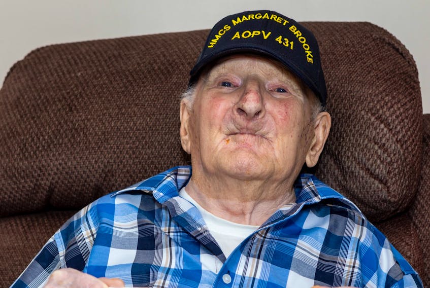 Second World War veteran Hedley Lake of Fortune, pictured in February 2021, passed away last week. Lake was the last survivor of the S.S. Caribou sinking.


