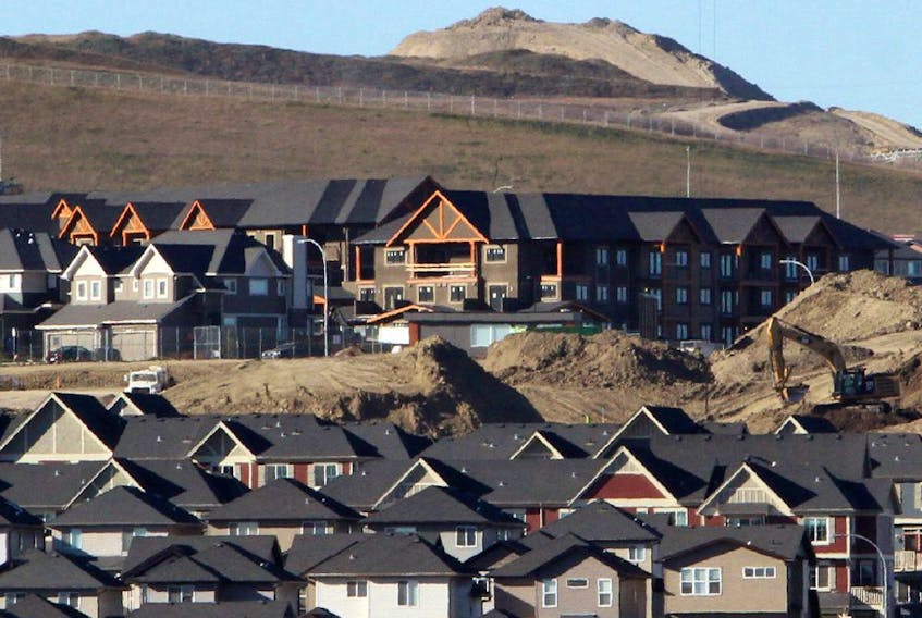 A suburb located in Calgary's northwest in 2015.