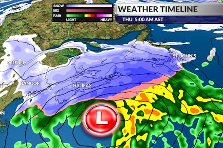 ALLISTER AALDERS: Snow targeting parts of Atlantic Canada Wednesday night and Thursday