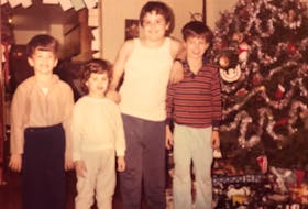 Author Emilie Chiasson and her brothers have plenty of Christmas morning memories. Contributed photo 