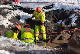 Halifax Water crews have been on scene for a collapsed water main along Herringcove Road, near Dentith Toad. The water main failed early this morning and a Halifax Water truck dispatched fell through when the pavement gave way. There were mini juries. Work will continue all day today, with Herringcove Road closed off.