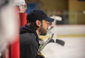 Newfoundland Growlers head coach Eric Wellwood appreciated the ability to have a string of full practices this week as his team prepared to take on the Trois-Rivières Lions, on Friday, Saturday and Sunday at Mary Brown's Centre. — Newfoundland Growlers photo/Jeff Parsons