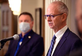 Ches Crosbie announced he was stepping down as leader of the PC Party of Newfoundland and Labrador Wednesday and that MHA David Brazil would step in as interim leader.

Keith Gosse/The Telegram
