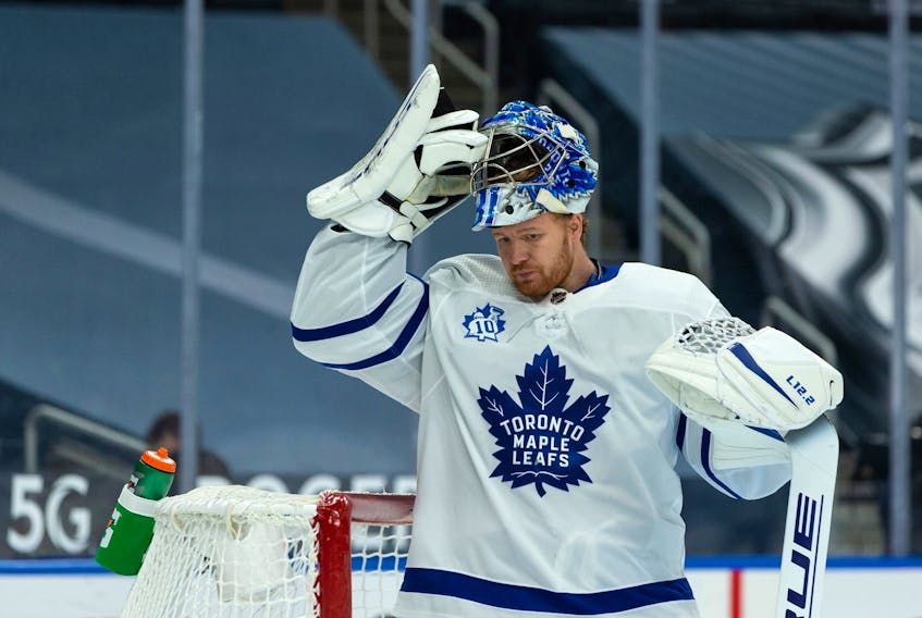 Toronto Maple Leafs’ goaltender Frederik Andersen received some positive news from his followup appointment for a lingering lower-body injury on Thursday.